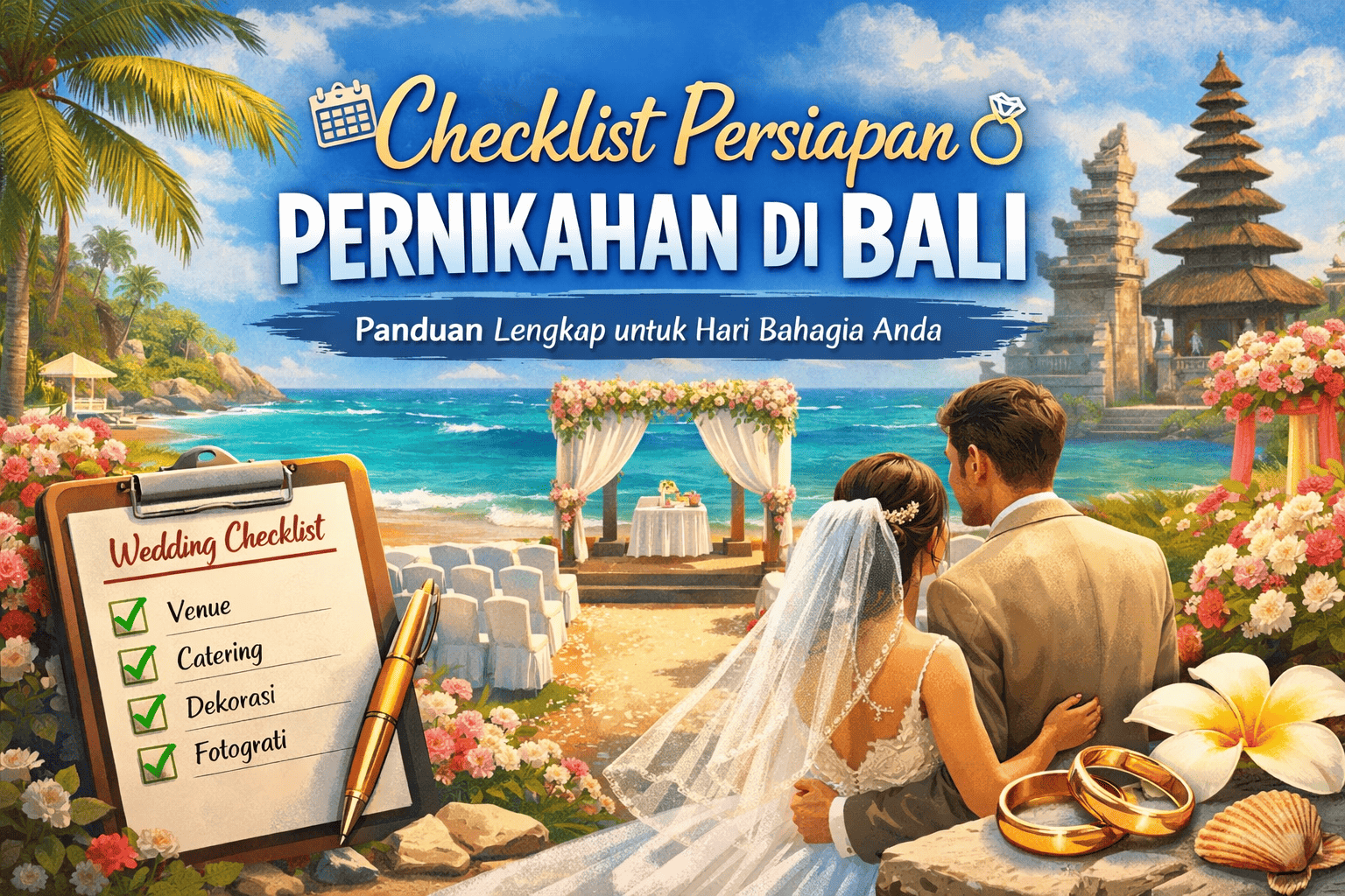 Checklist persiapan pernikahan di Bali