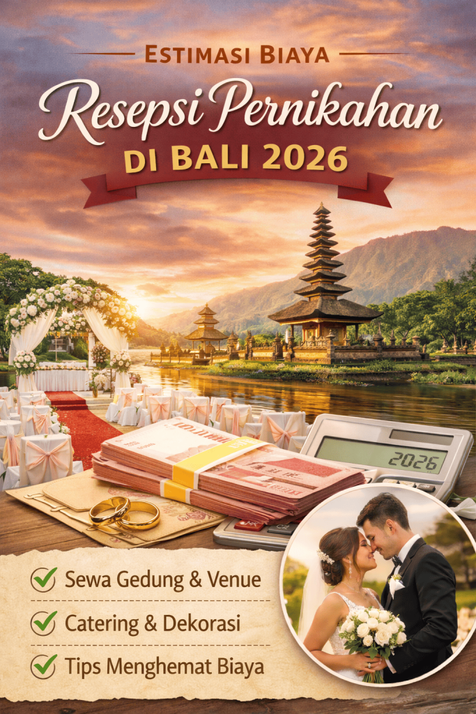 Estimasi Biaya Resepsi Pernikahan di Bali 2026