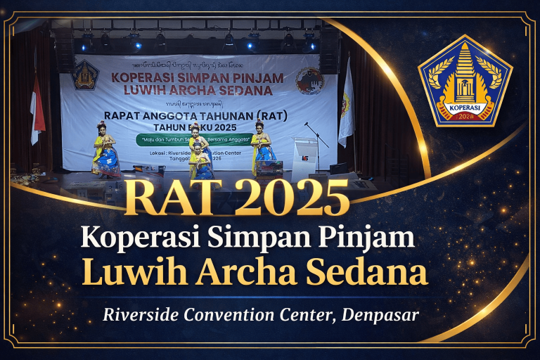 Koperasi Simpan Pinjam Luwih Archa Sedana Gelar RAT 2025 di Riverside Convention Center Denpasar